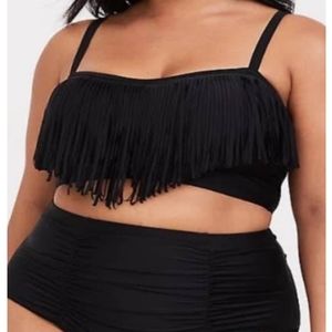 Torrid fringe bikini top sz 3 22/24